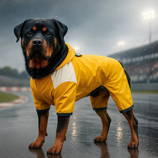 Hundemantel Regenjacke mit Kapuze | wasserfest & winddicht