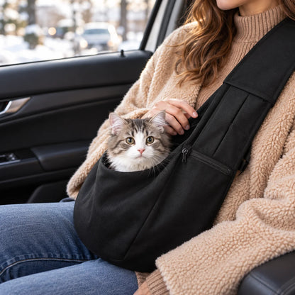Katzentragetasche | Verstellbare Schultertasche für Katzen
