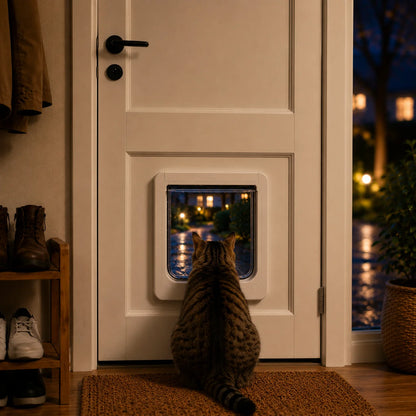 Katzenklappe mit Mikrochip | Zugangskontrolle für Katzen