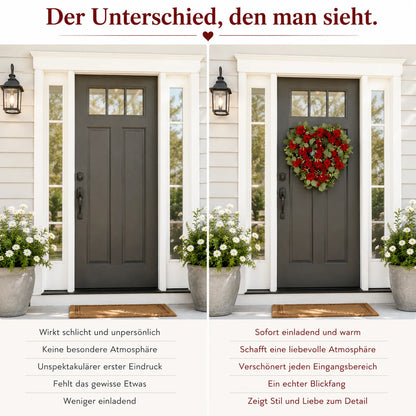 Türkranz Herz | Rosenkranz für Valentinstag & Hochzeit
