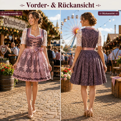 Oktoberfest Dirndl Damen Kleid | Elegantes Trachtenkleid