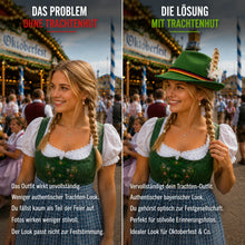 Bayerischer Oktoberfest Hut für Damen & Herren
