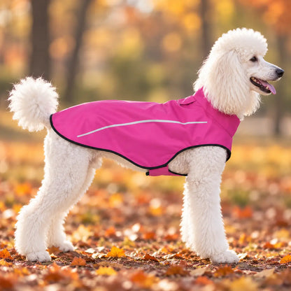 Wasserdichter Hunderegenmantel | Reflektierender Hundemantel