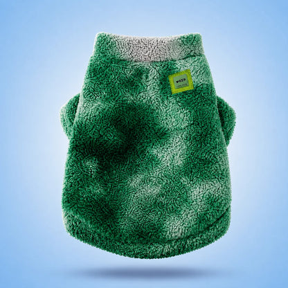 Warmer Hundemantel aus Teddyfleece | Winter Hundepullover für große Hunde