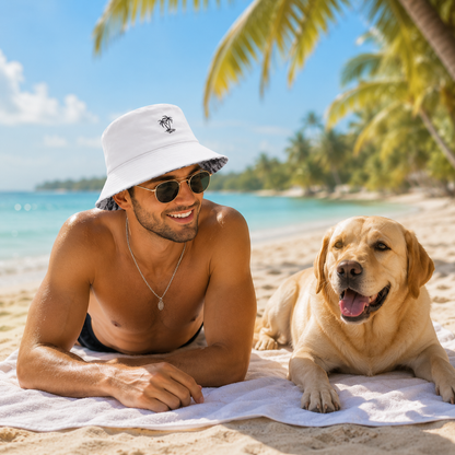 Unisex Wende Bucket Hat | Sonnenhut aus Baumwolle für Strand & Alltag