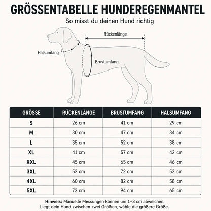 Hunderegenmantel wasserdicht | Regenjacke mit Kapuze für Hunde