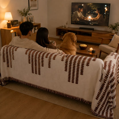 Sofaschutzdecke für Hunde | Warme Chenille-Decke für den Winter