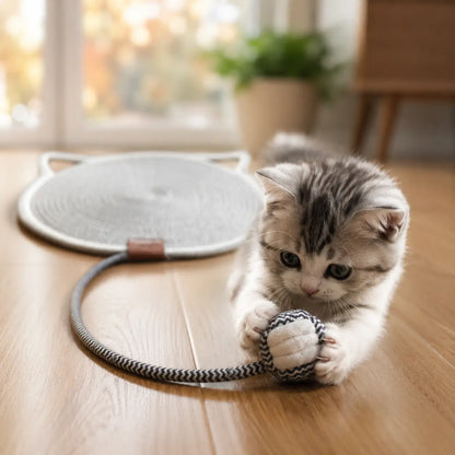 Sisal Kratzmatte für Katzen | Doppelseitig & langlebig Katzenspielzeug