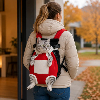 Katzenrucksack | Atmungsaktive Tragetasche für kleine Katzen