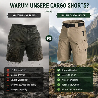 Herren Cargo Shorts | Wasserabweisend & Atmungsaktiv für Outdoor