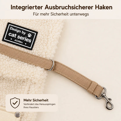 Winter Hundetragetasche Schultertasche | Warm & Handfrei