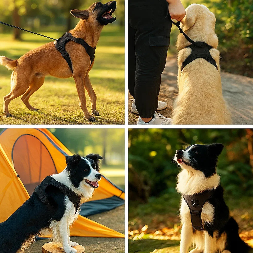 Hundegeschirr mit Automatikleine | Sicheres & Ausbruchsfreies Design