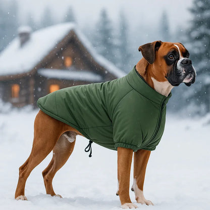 Winter Hundemantel für Große Hunde | Winddichte & Warme Baumwolljacke