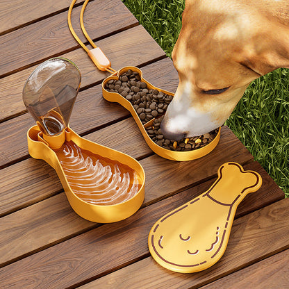 SnackKeule – Die stylische 2in1 Reise-Futterstation für Hunde