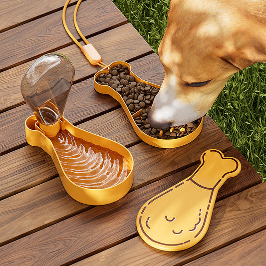 SnackKeule – Die stylische 2in1 Reise-Futterstation für Hunde