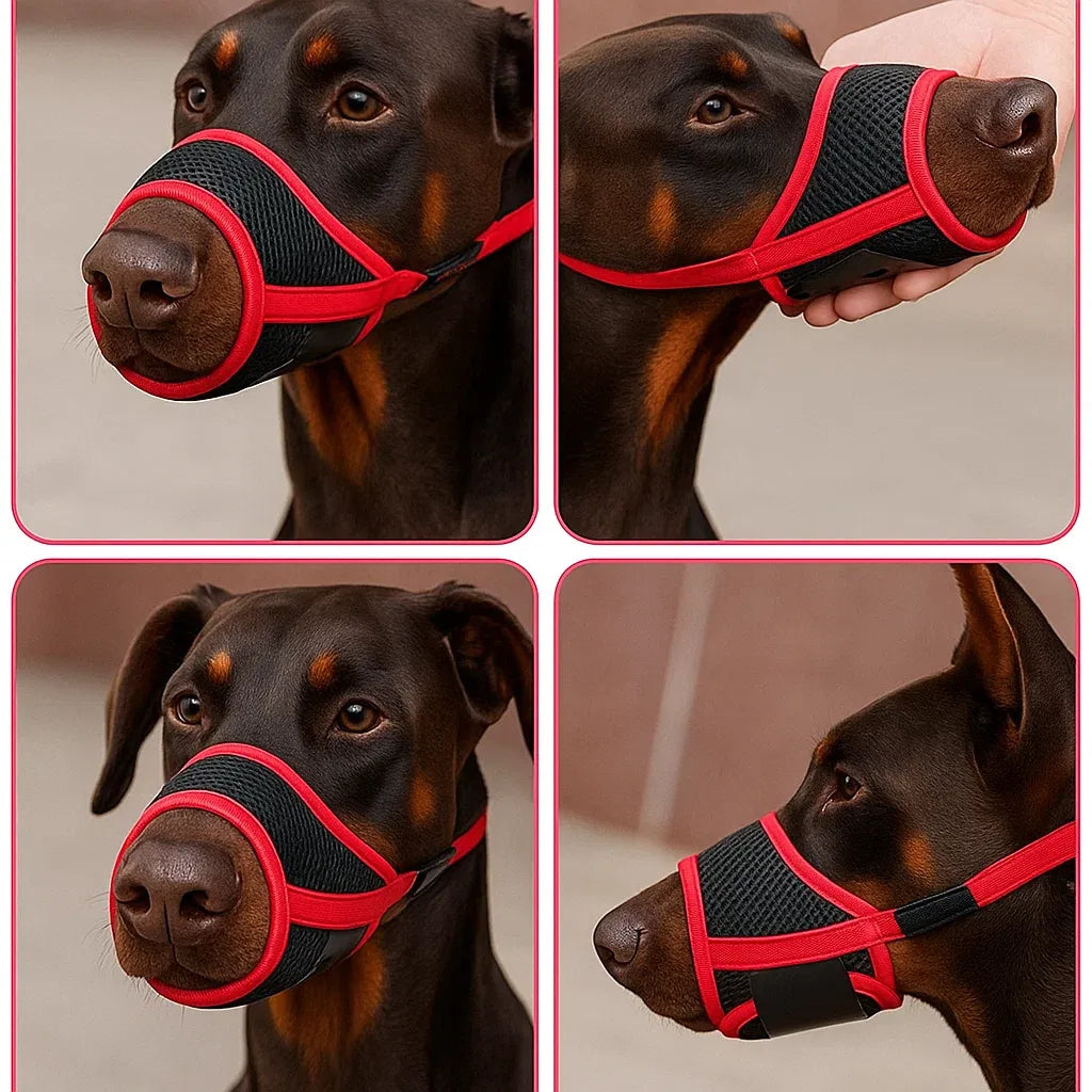 Hundemaulkorb Atmungsaktiv | Sicherer & Bequemer Maulkorb für Hunde