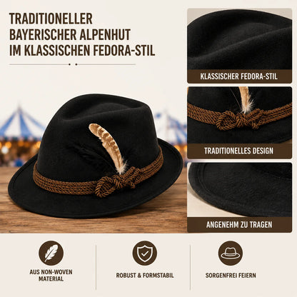 Bayerischer Oktoberfest Hut für Damen & Herren