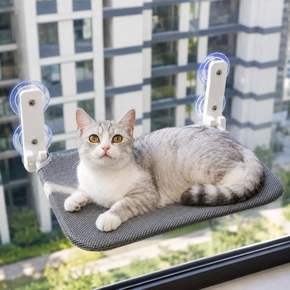 Katzenbett Fenster | Klappbare Fensterliege mit starken Saugnäpfen