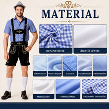 Herren Oktoberfest Lederhosen | Trachten Outfit mit Hut