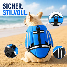 Schwimmweste Hund mit Kinnauflage |Sicherer Auftrieb & Verstellbar