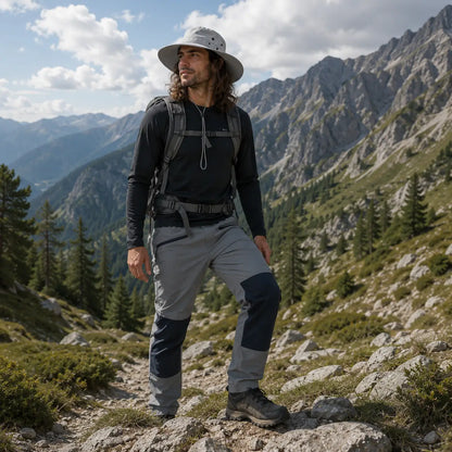 Sonnenhut mit breiter Krempe | Inklusive gratis Wathose