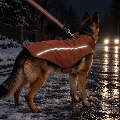 Wasserdichter Hunderegenmantel | Reflektierender Hundemantel