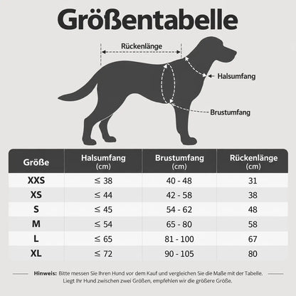 Wasserdichter Hunderegenmantel | Reflektierender Hundemantel