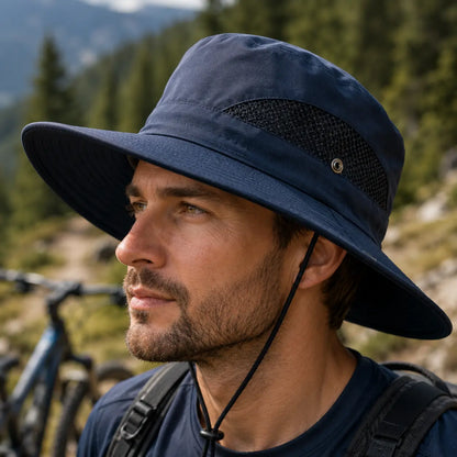 Outdoor Sonnenhut UPF 50+ | Atmungsaktiv & UV-Schutz