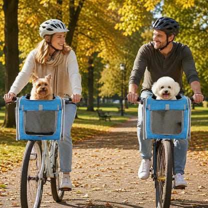 Hunde Fahrradkorb für kleine Hunde | Sicher & bequem