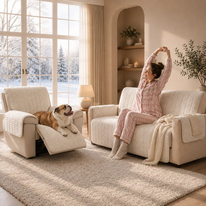 Hundebett Sofaschutz für Hunde | Weiche Flanell-Schondecke