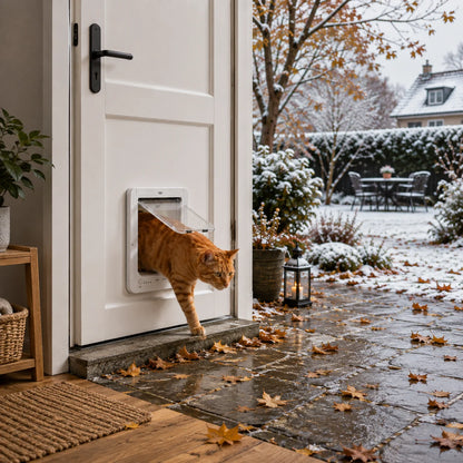 Katzenklappe mit Mikrochip | Zugangskontrolle für Katzen