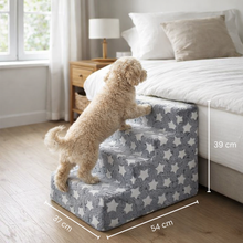 Escalier pour chien en mousse | Rampe douce avec 3–4 marches
