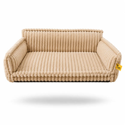 Orthopädisches Hundebett | Warmes Hundesofa für Winter & Kälte