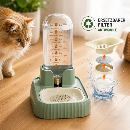 Automatischer Haustier Wasserspender | Trinkspender für Hunde & Katzen