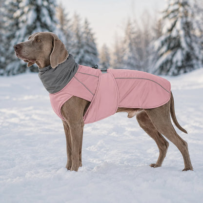 Winter Hundemantel | Wasserdichte Hundejacke mit Reflektoren