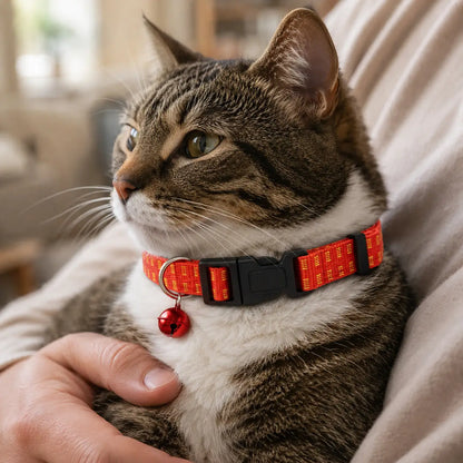 Zeckenhalsband für Katzen | Verstellbarer Schutz vor Insekten