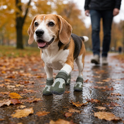 Wasserdichte Hundeschuhe mit rutschfester Sohle