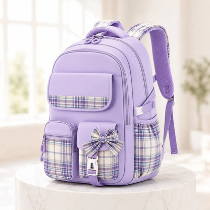 Mädchen Schulrucksack Wasserdicht | Leichter mit Fächern