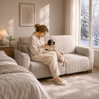Hundebett Sofaschutz für Hunde | Weiche Flanell-Schondecke