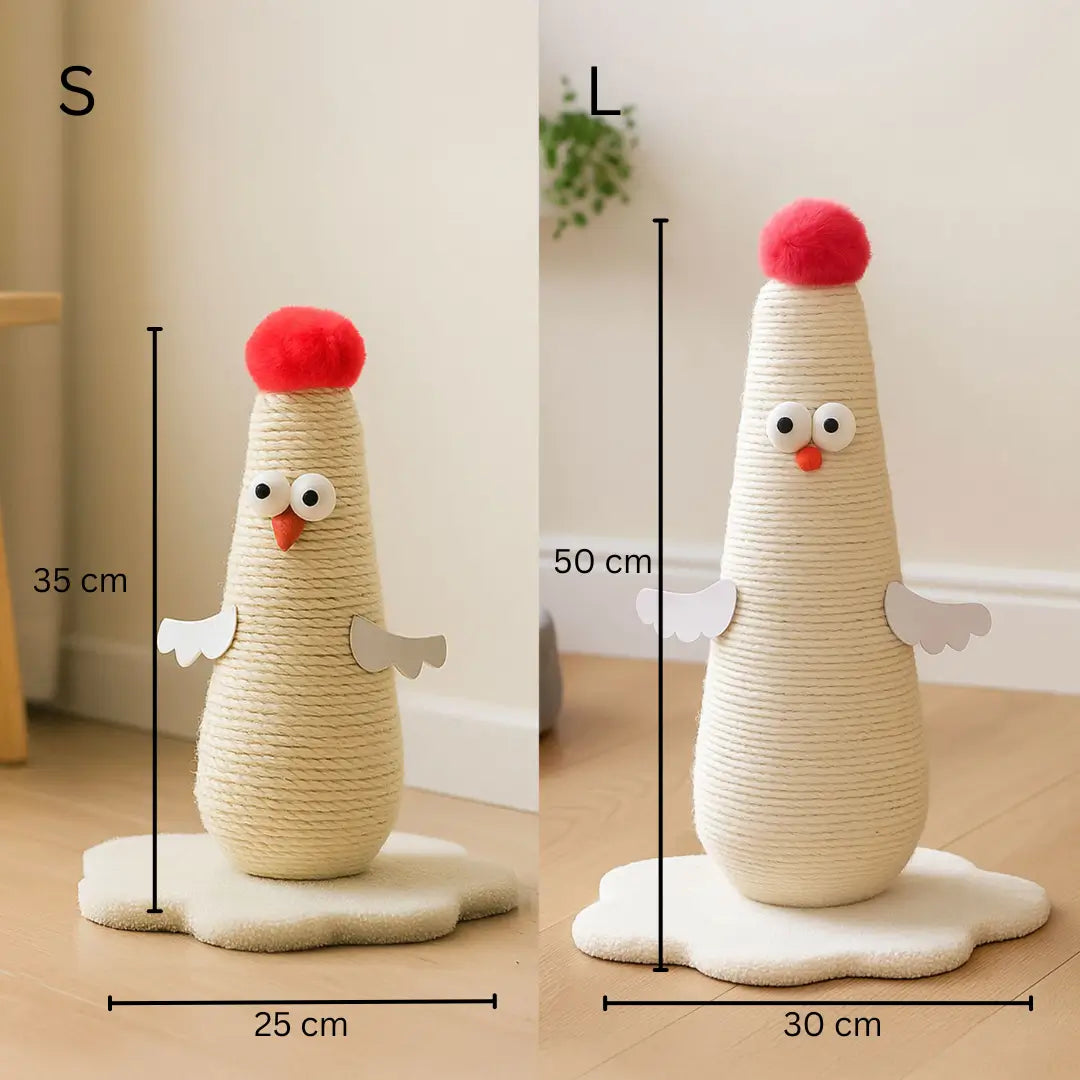 Katzen Kratzbaum aus Sisal | Lustiges Design & Möbelschutz