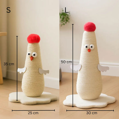 Katzen Kratzbaum aus Sisal | Lustiges Design & Möbelschutz