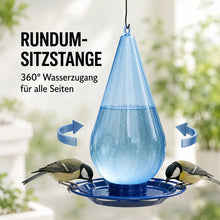 Hängende Vogeltränke im Wassertropfen-Design für Garten & Balkon