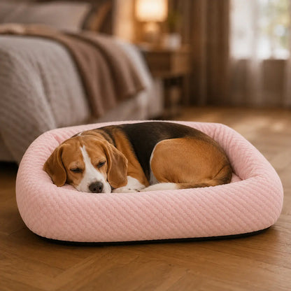 Hundebett Winter | Warmes Hundebett mit weicher Polsterung