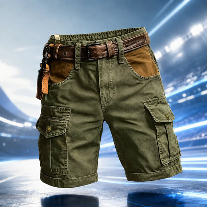 Arbeitsshorts Herren Cargo Shorts Baumwolle Sommer Freizeit & Outdoor