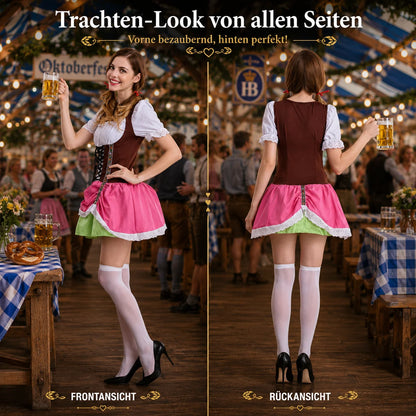 Oktoberfest Dirndl Damen | Traditionelles Trachtenkostüm