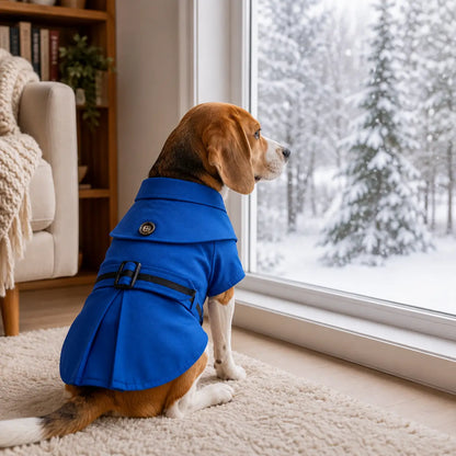 Hundemantel wasserdicht | Trenchcoat für kleine & mittlere Hunde