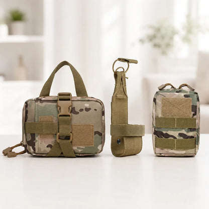 Hundegeschirr Taschen MOLLE Set | Taktische Hundetasche Outdoor