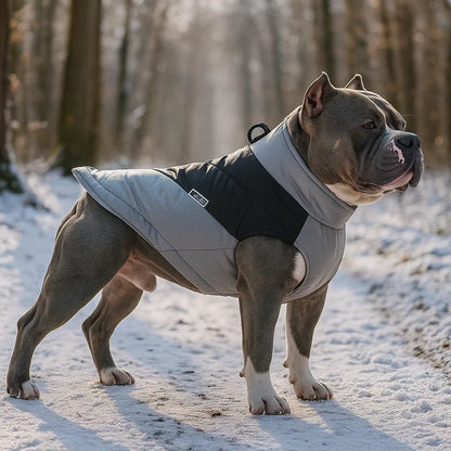 Winter Hundemantel mit D-Ring | Wasserdichte & Warme Hundejacke