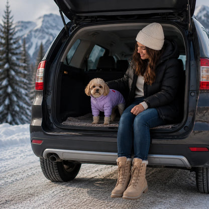 Hundemantel Winter | Warmer gepolsterter Overall für kleine Hunde
