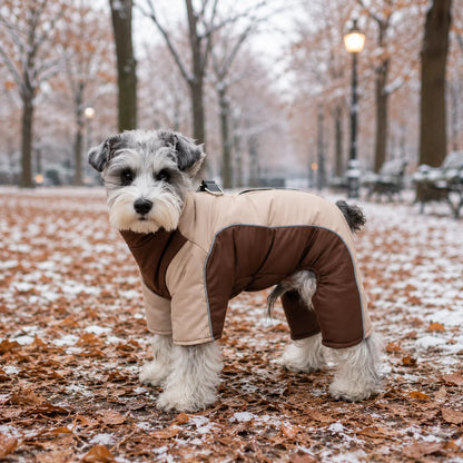 Winter Hundemantel mit Beinen | Wasserdicht & reflektierend
